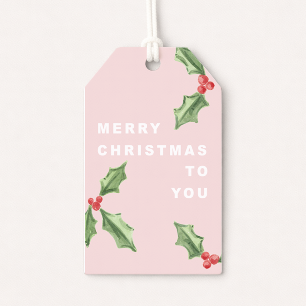 Merry Christmas to You Christmas Standard Gift Tags