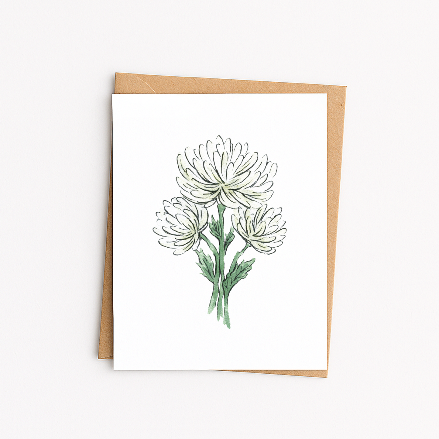 Chrysanthemum Flower Everyday Greeting Card