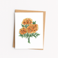 Marigold Flower Everyday Greeting Card