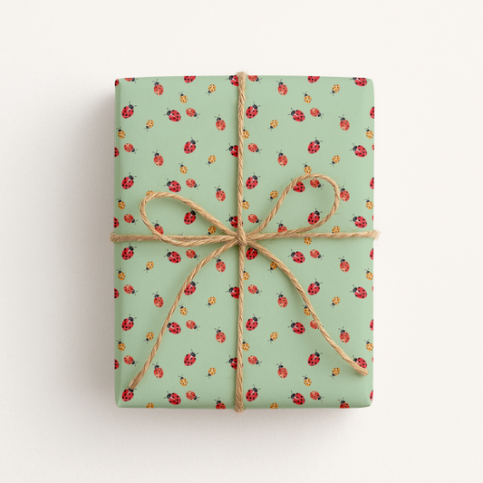 Petite Ladybug Gift Wrap