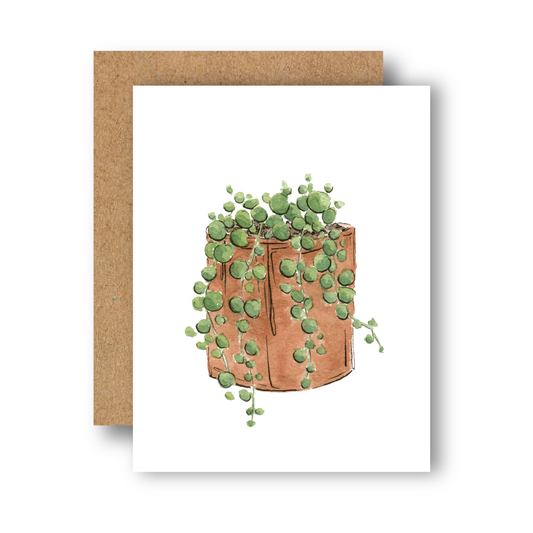 String of Pearls Everyday Greeting Card
