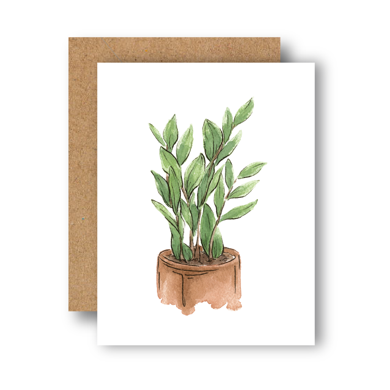 Set of 6 ZZ Plant Greeting Cards