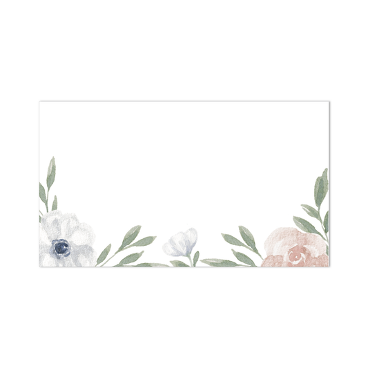 Floral Place Cards: Set of 10