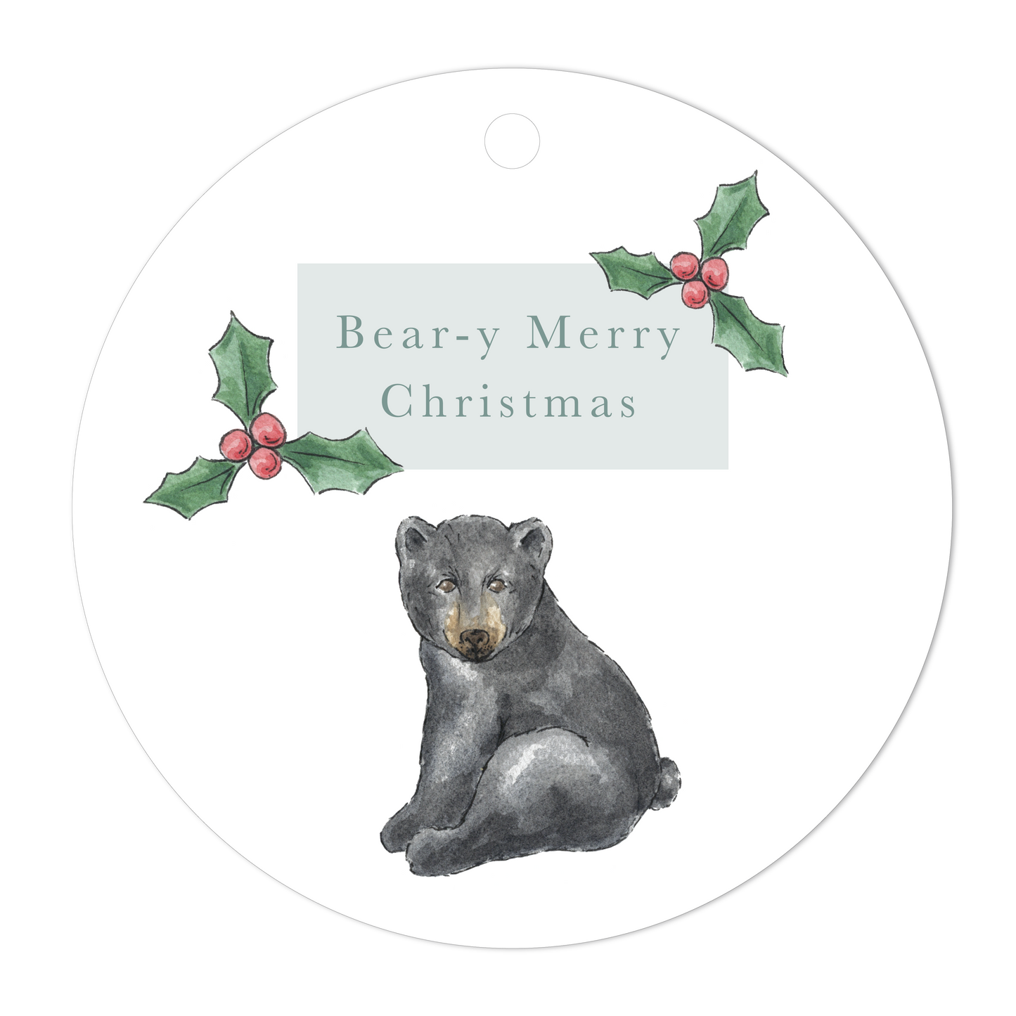 Bear-y Merry Christmas Luxe Gift Tags