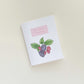 Berry Merry Christmas Greeting Card