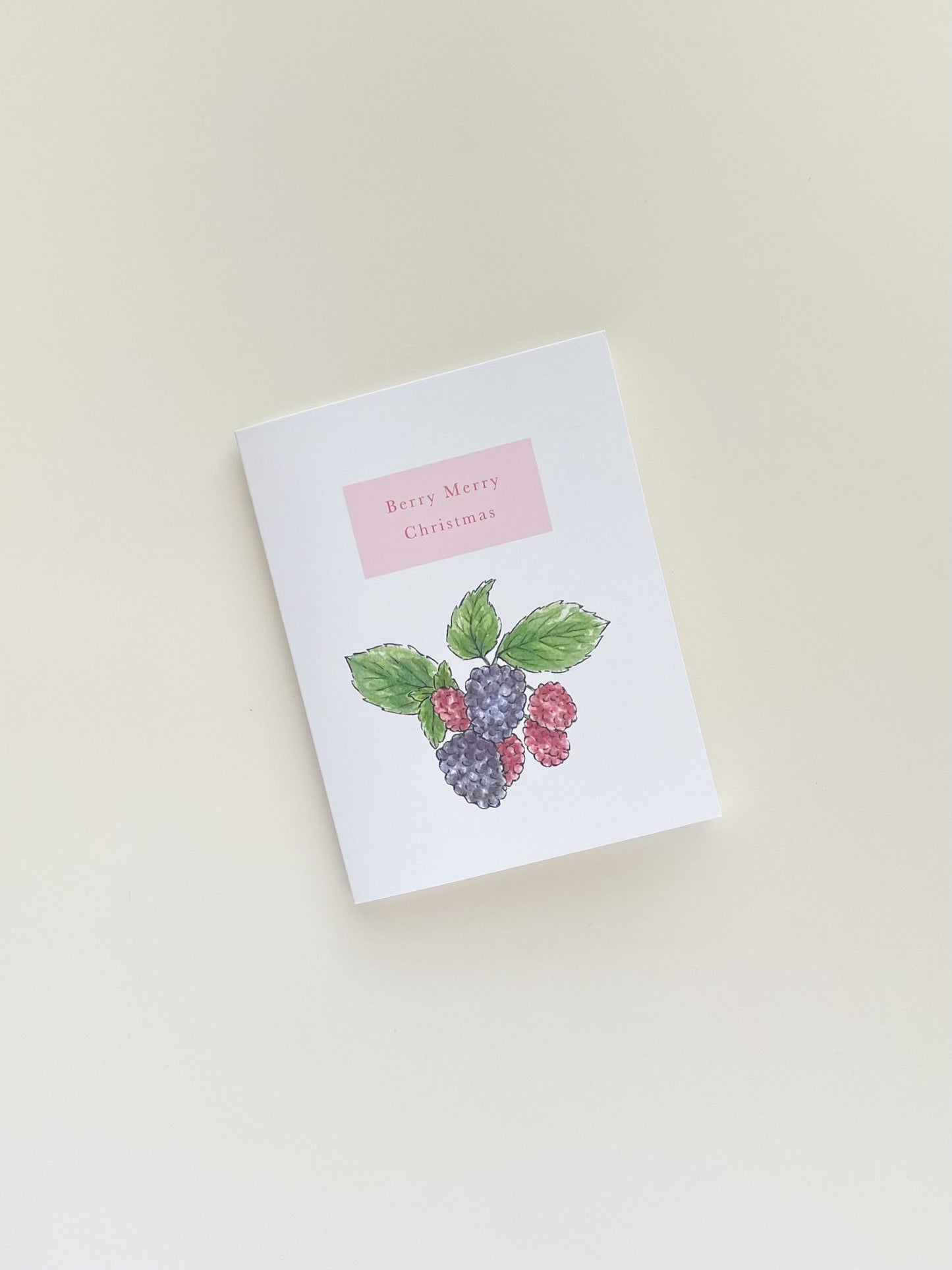 Berry Merry Christmas Greeting Card