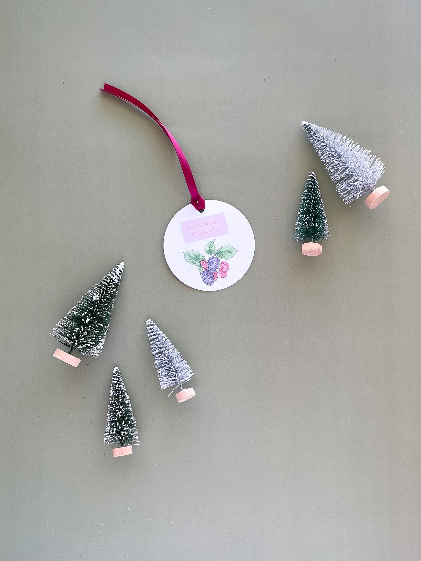 Berry Merry Christmas Luxe Gift Tags