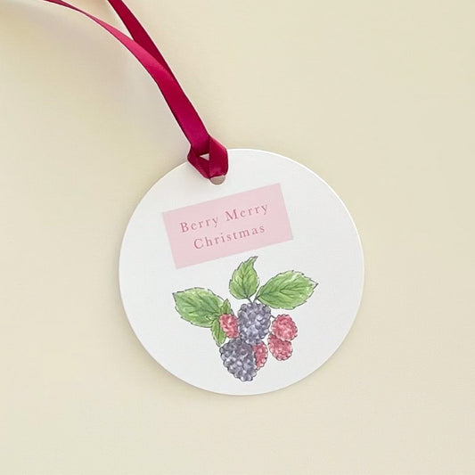 Berry Merry Christmas Gift Tags