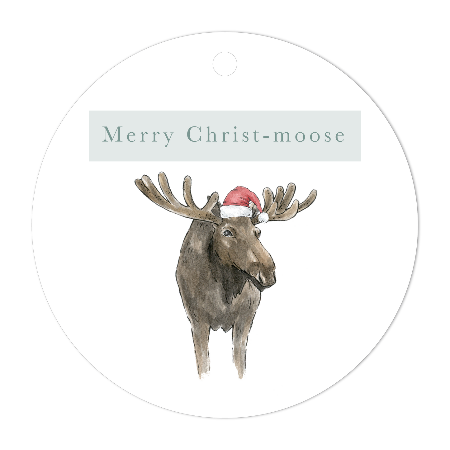 Merry Christ-moose Luxe Gift Tags