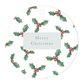 Merry Christmas Holly Luxe Gift Tags