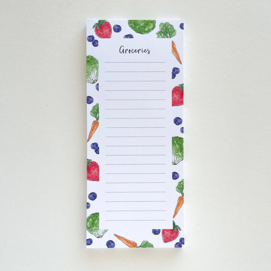 Groceries List Notepad