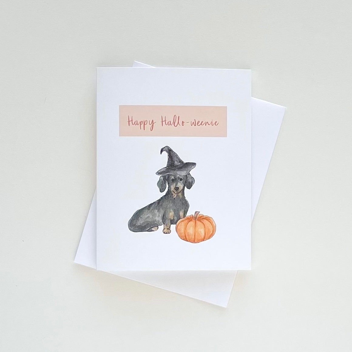 Happy Hallo-weenie Greeting Card