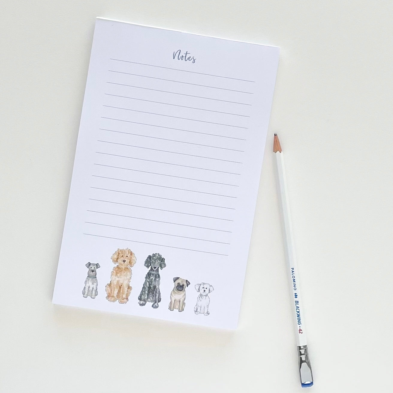 Dog Notes Notepad