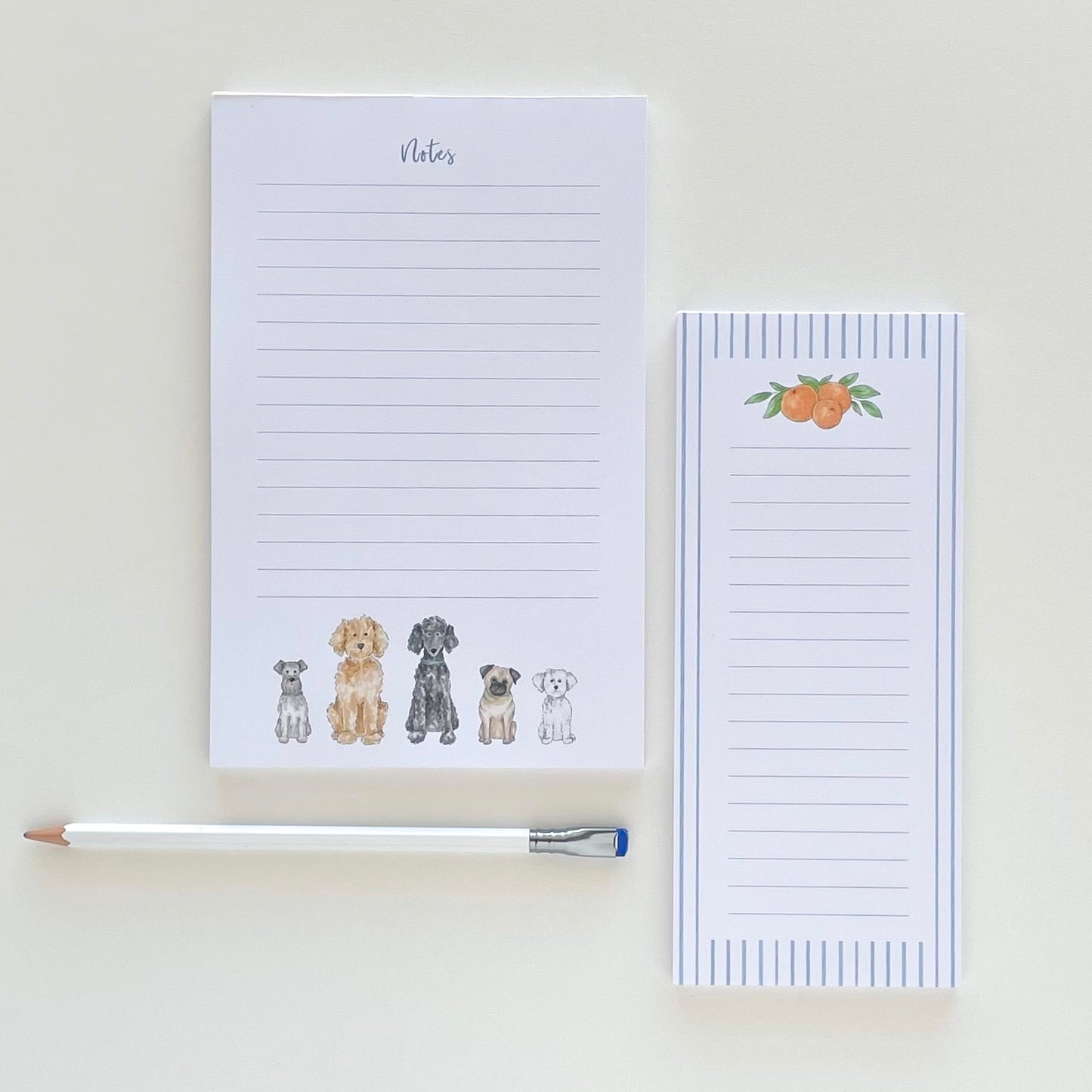 Orange Cluster Notepad