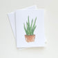 Aloe Plant Everyday Greeting Card