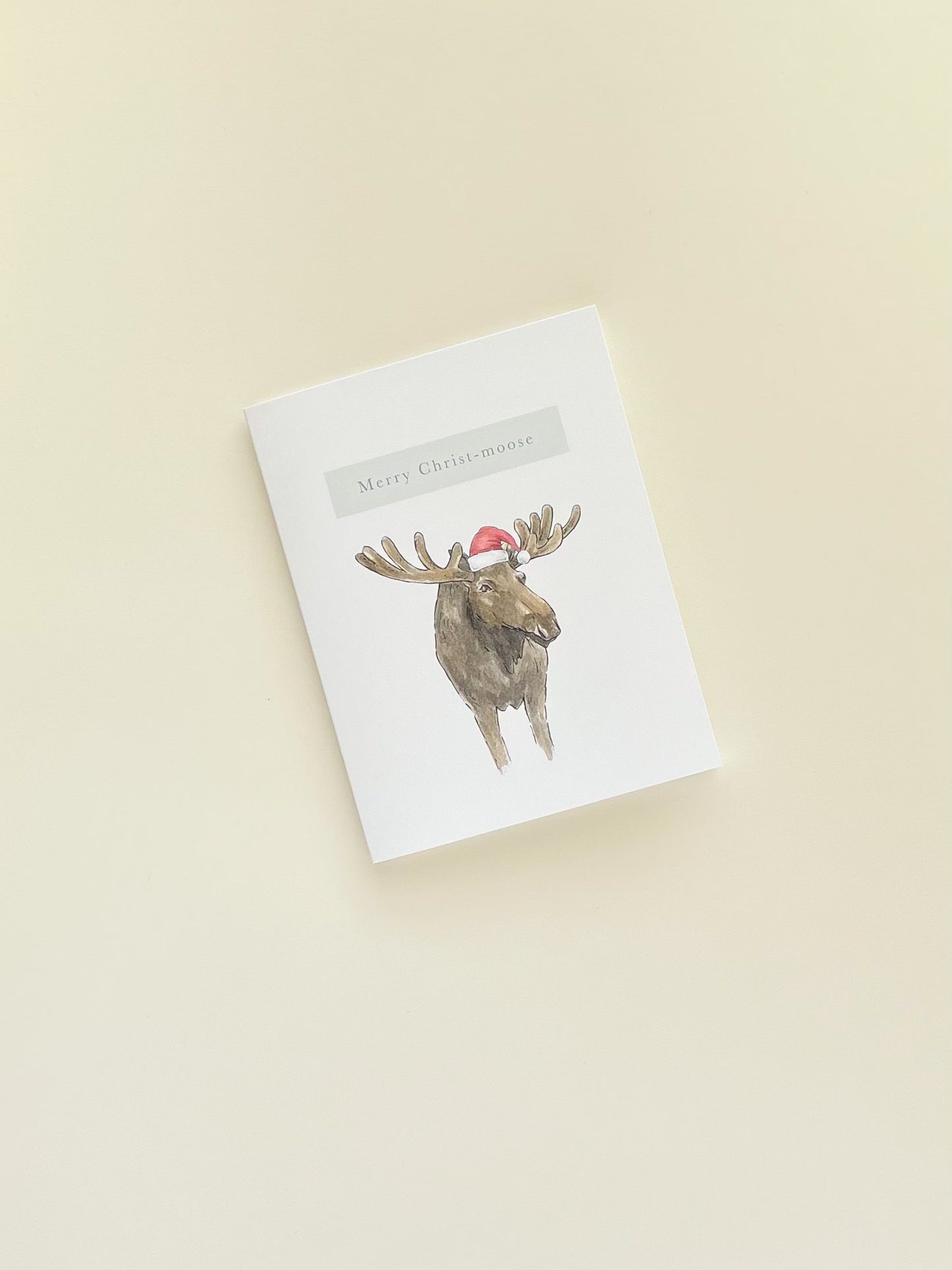 Merry Christ-moose Greeting Card