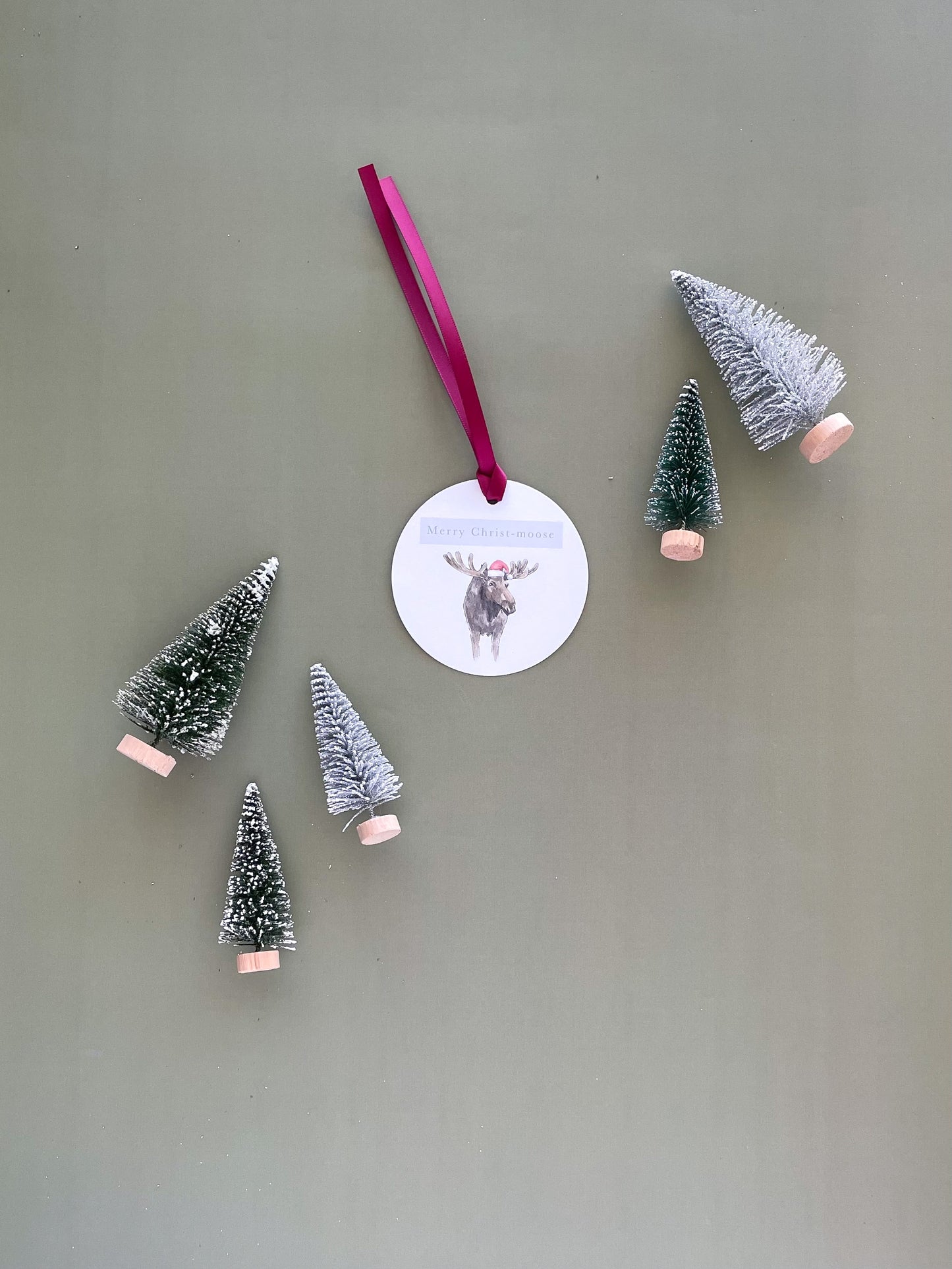 Merry Christ-moose Luxe Gift Tags
