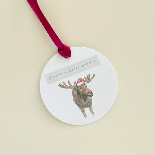 Merry Christ-moose Luxe Gift Tags