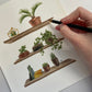 Plant Shelf Art Print